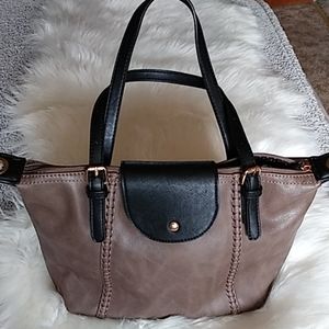Unbranded Cocoa/ Black Trendy Handbag